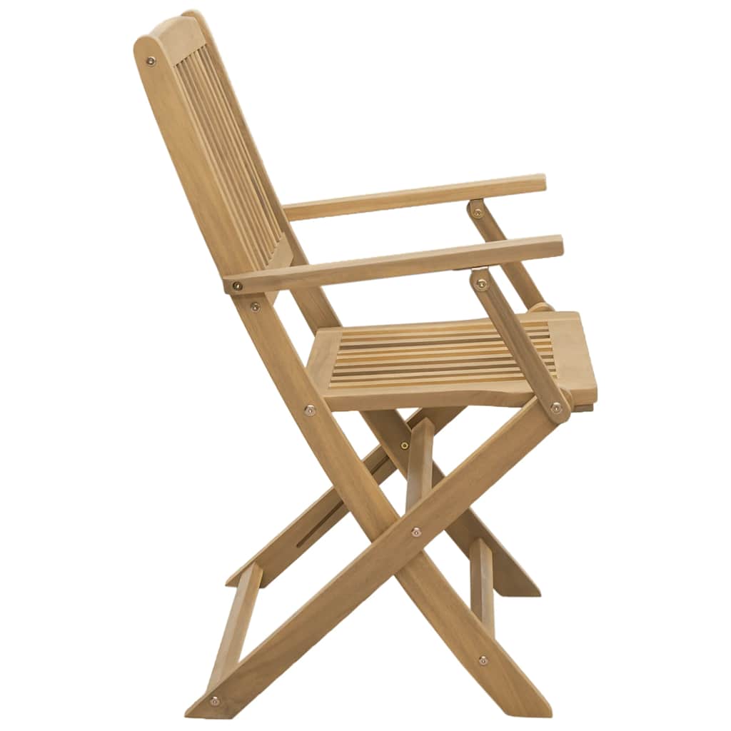 Folding Chairs 2 pcs 54x61x88 cm Solid Wood Acacia