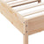 Bed Frame without Mattress 92x187 cm Single Solid Wood Pine