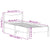 Bed Frame without Mattress 92x187 cm Single Solid Wood Pine