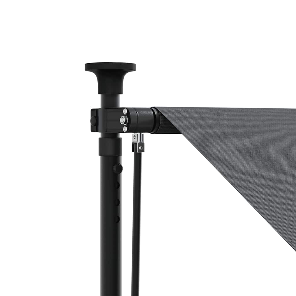 Retractable Awning Anthracite 300x150 cm Fabric and Steel