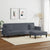 2 Piece Sofa Set with Pillows Dark Grey Velvet