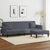 2 Piece Sofa Set with Pillows Dark Grey Velvet