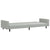 2 Piece Sofa Set Light Grey Velvet