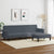 2 Piece Sofa Set Dark Grey Velvet