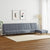 2 Piece Sofa Set Dark Grey Velvet