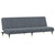 2 Piece Sofa Set Dark Grey Velvet