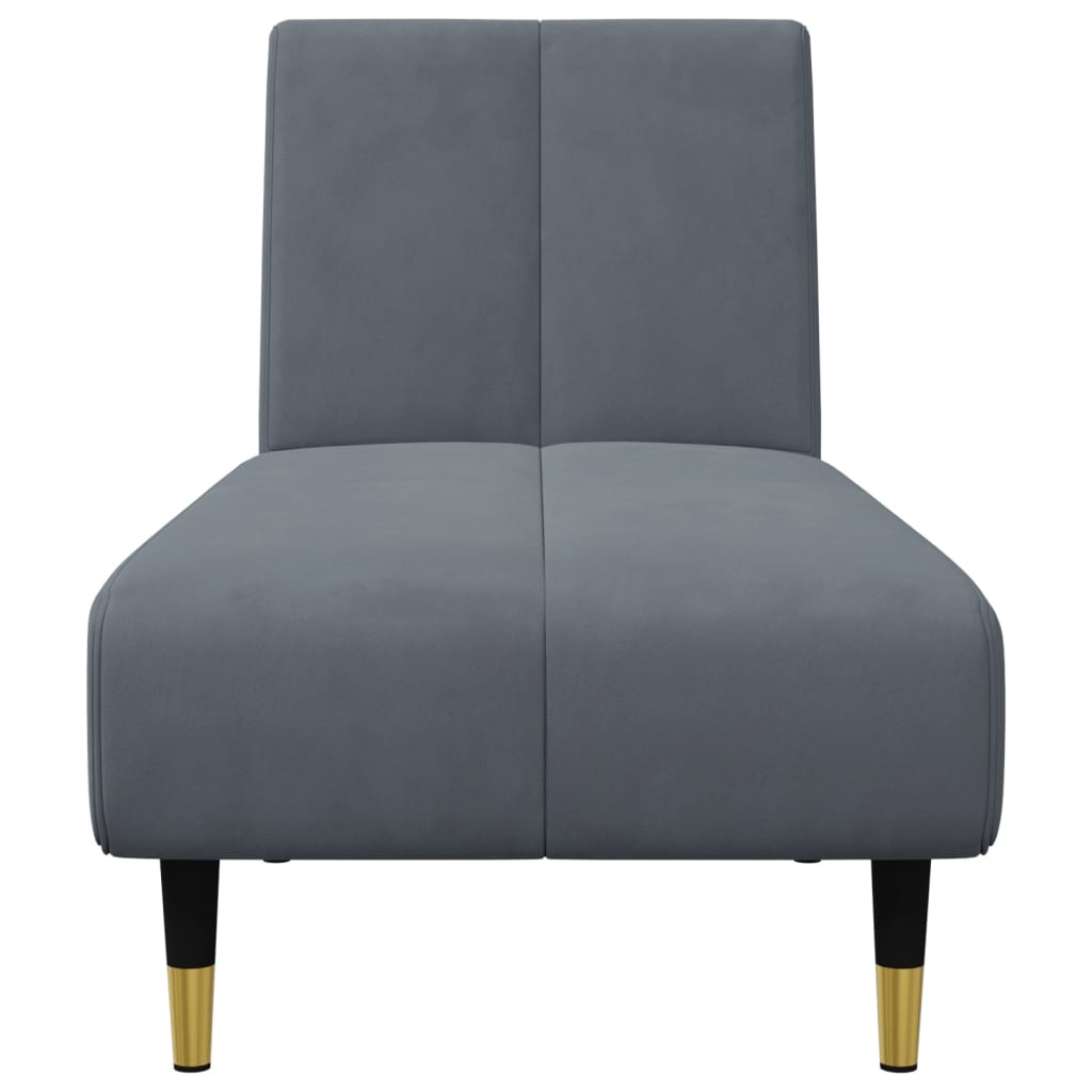 2 Piece Sofa Set Dark Grey Velvet