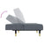 2 Piece Sofa Set Dark Grey Velvet