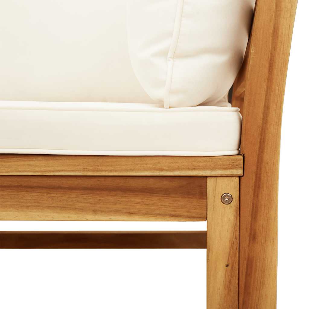 10 Piece Garden Lounge Set with Cushions Solid Wood Acacia