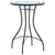 Mosaic Bistro Set Blue and White Iron and Ceramic