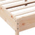 Bed Frame without Mattress 150x200 cm Solid Wood Pine