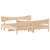 Bed Frame without Mattress 183x203 cm King Solid Wood Pine