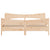 Bed Frame without Mattress 183x203 cm King Solid Wood Pine