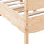 Bed Frame without Mattress 150x200 cm Solid Wood Pine