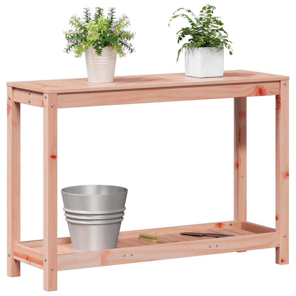 Potting Table with Shelf 108x35x75 cm Solid Wood Douglas