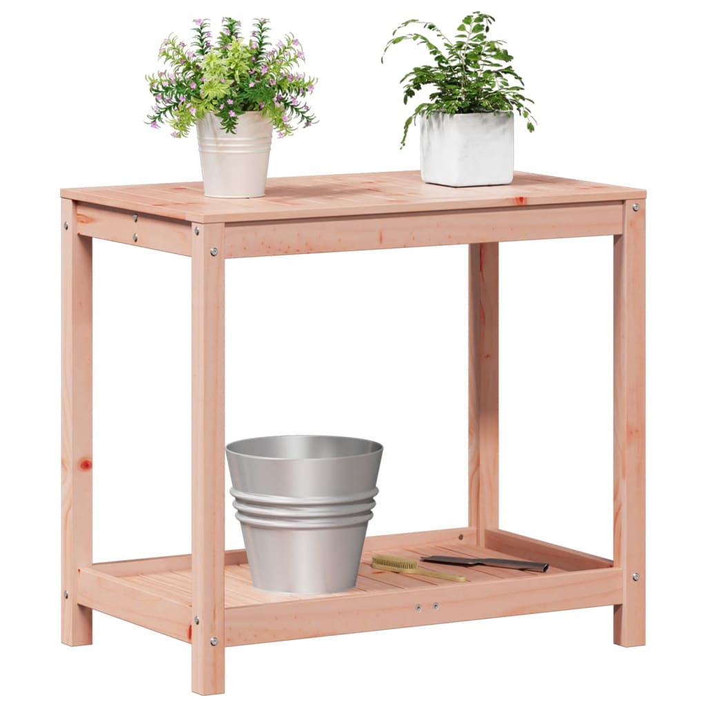 Potting Table with Shelf 82.5x50x75 cm Solid Wood Douglas