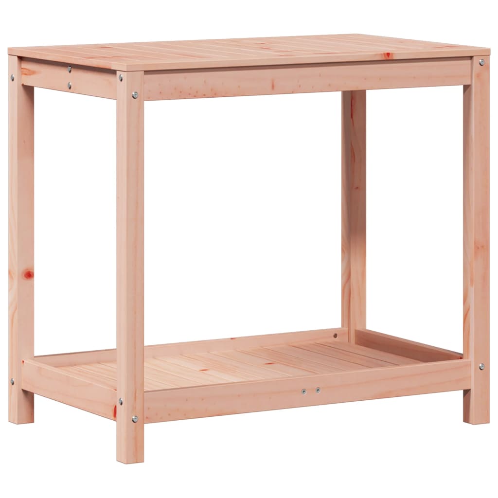 Potting Table with Shelf 82.5x50x75 cm Solid Wood Douglas