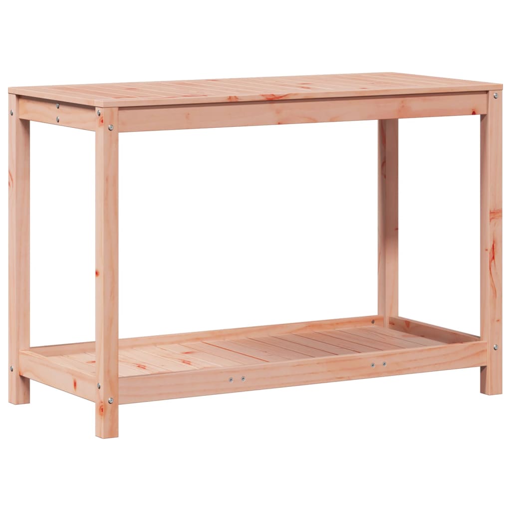 Potting Table with Shelf 108x50x75 cm Solid Wood Douglas
