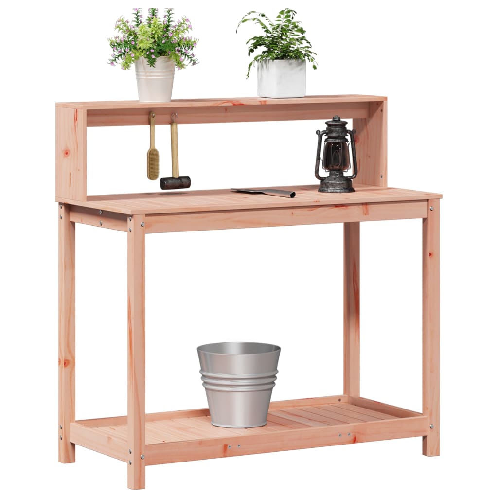 Potting Table with Shelves 108x50x109.5 cm Solid Wood Douglas