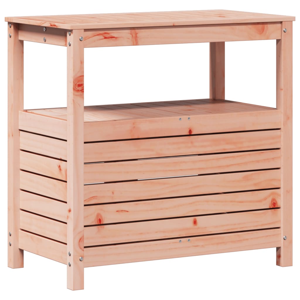 Potting Table with Shelves 82.5x45x81 cm Solid Wood Douglas