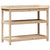 Potting Table with Shelves 108x45x86.5 cm Solid Wood Pine