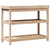 Potting Table with Shelves 108x45x86.5 cm Solid Wood Pine