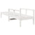 Sun Lounger White 199.5x62x55 cm Solid Wood Pine