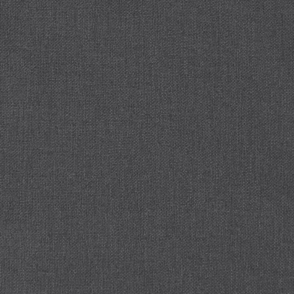 Highback Chair Cushions 4 pcs Melange Anthracite 120x50x7 cm Fabric