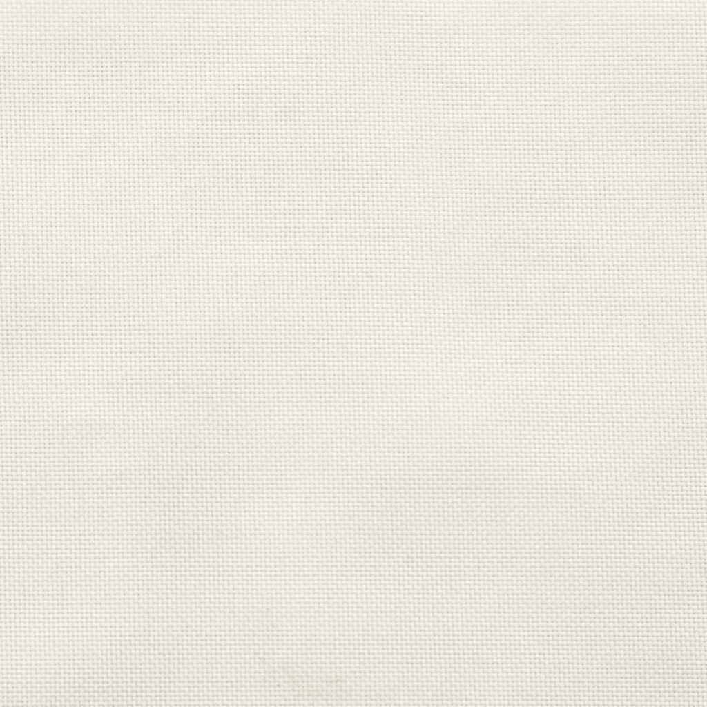 Sun Lounger Cushion Melange Cream 186x58x4 cm Fabric