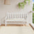 Garden Bench Cushion Melange Cream 150x50x7 cm Fabric