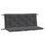 Garden Bench Cushions 2 pcs Melange Anthracite 120x50x7 cm Fabric