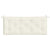 Garden Bench Cushions 2 pcs Melange Cream 120x50x7 cm Fabric