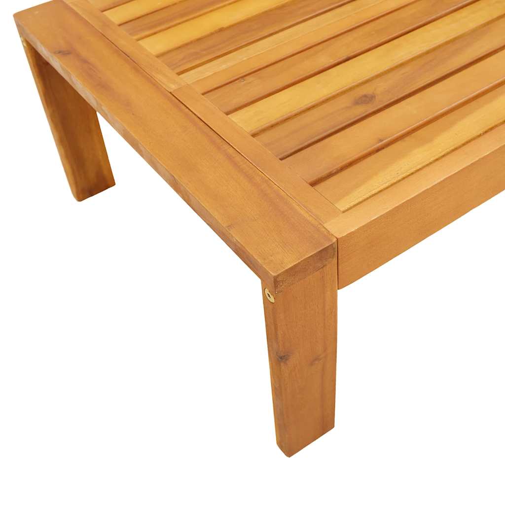 Garden Table 100x50x27 cm Solid Wood Acacia