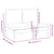 Garden Sofa Armless with Cushions 2-Seater Solid Wood Acacia