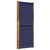 4-Panel Room Divider Dark Blue 280x180 cm