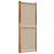 3-Panel Room Divider Taupe 210x180 cm