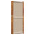 6-Panel Room Divider Taupe 420x180 cm