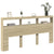 Headboard Cabinet with LED Sonoma Oak 200 cm