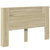 Headboard Cabinet with LED Sonoma Oak 160 cm