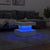 Coffee Table with LED Lights White 50x50x40 cm