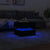 Coffee Table with LED Lights Black 50x50x40 cm