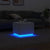 Coffee Table with LED Lights White 50x50x40 cm