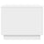 Coffee Table with LED Lights White 50x50x40 cm