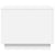 Coffee Table with LED Lights White 50x50x40 cm