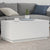 Coffee Table with LED Lights White 90x50x40 cm