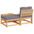 3 Piece Garden Lounge Set with Cushions Solid Wood Acacia