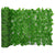 Balcony Privacy Screen with Green Leaves 600x75 cm