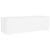 3 Piece TV Wall Cabinets with LED Lights White