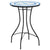 Mosaic Bistro Table Blue and White Ø50x70 cm Ceramic