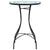 Mosaic Bistro Table Blue and White Ø50x70 cm Ceramic